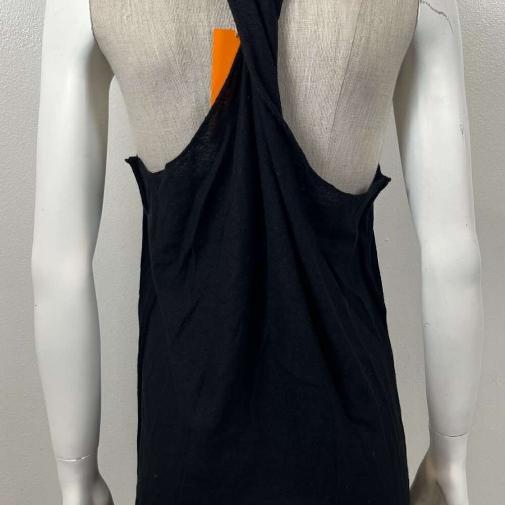 J PARK BLACK CASHMERE LONG VEST S - Picture 6 of 14